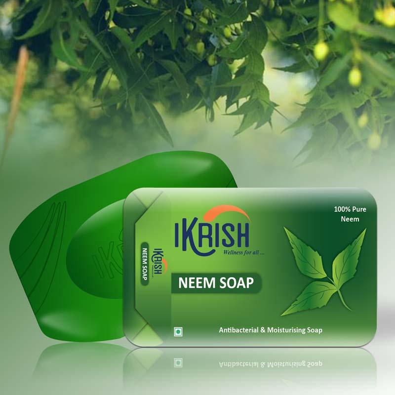 Buy Neem Soap Online Best Neem Soap Ikrish Wellness