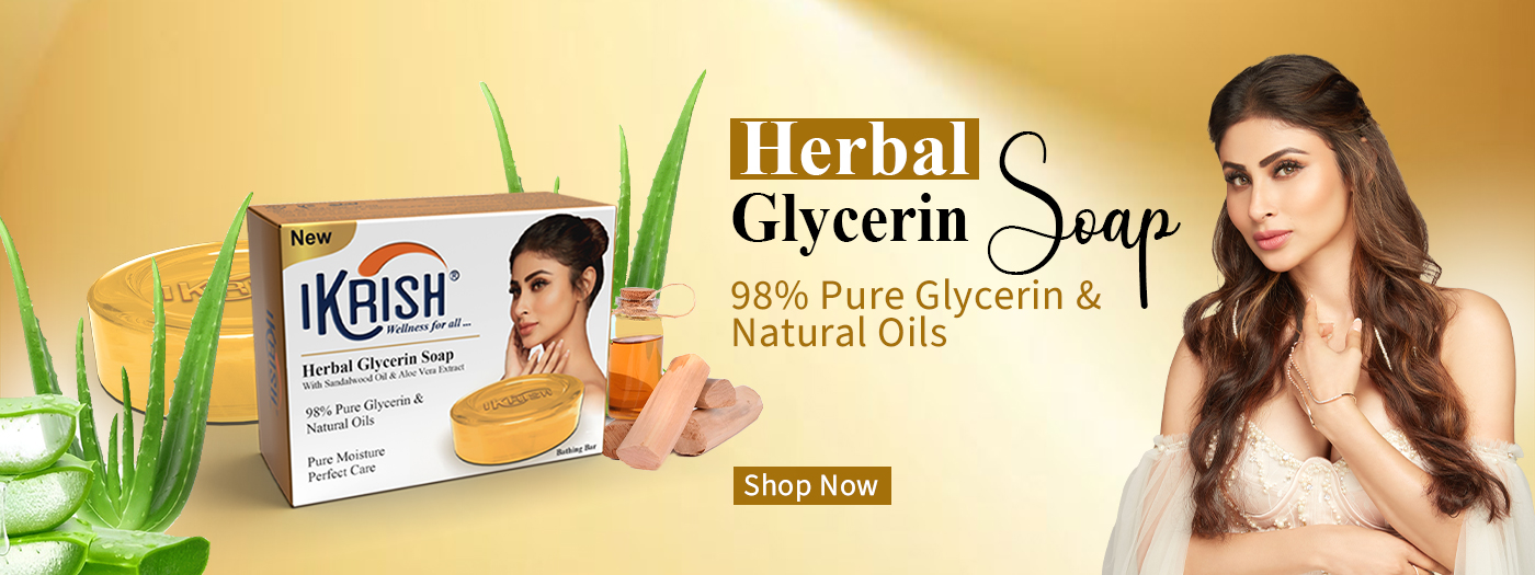 Ikrish Herbal Glycerin Soap is good for all type of skin and provides good moisturizer to skin, Sandalwood contains natural pigments and antioxidants that help to brighten and even out the skin tone.