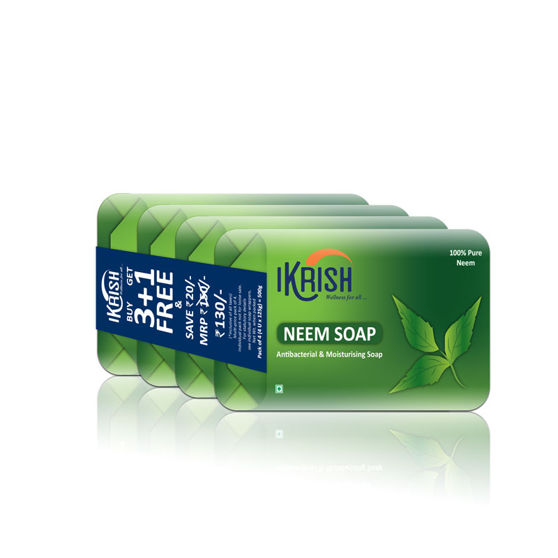 Buy Neem Soap Online Best Neem Soap Ikrish Wellness